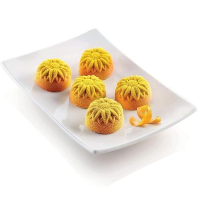 Forma Silicone Doce Gourmet Sobremesa Sunflower Silikomart