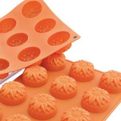 Forma Silicone Doce Gourmet Sobremesa Sunflower Silikomart
