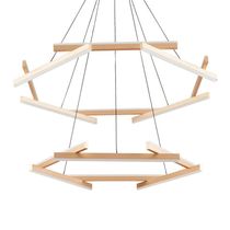 Lustre Pendente Nordecor Wida 2786 Preto - Ouro Champagne Led Bivolt Preto - Ouro Champagne 2786