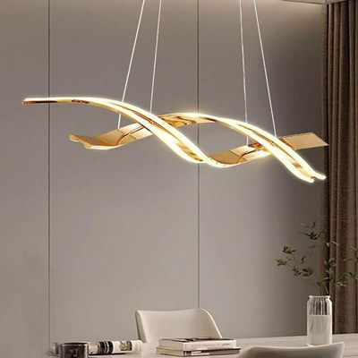 Lustre Luminaria Pendente Molecular Dna 76w Espiral Led Moderna Iluminaçao Casa