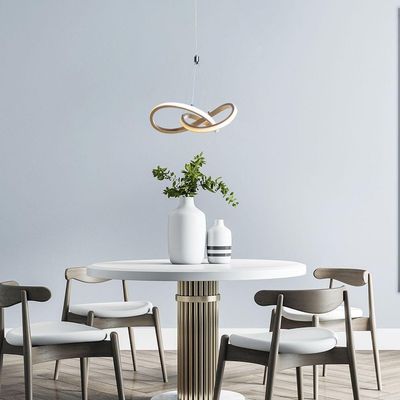 Lustre Pendente Taschibra Dubai 15w Led 25cm Luz Quente 3000k Bivolt Ouro