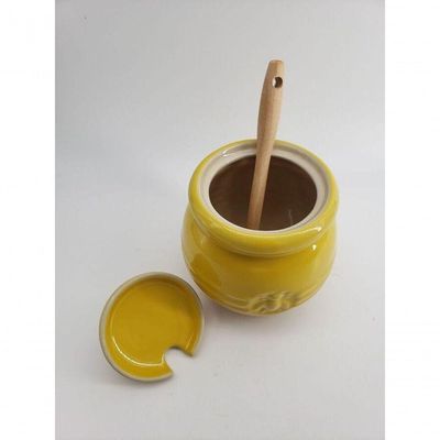 Meleira Com Pegador Em Cerâmica 15cm 450ml Le Creuset Amarelo