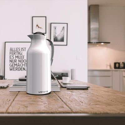 Garrafa Térmica De Mesa Siena Branca 1L Café Chá Chimarrão