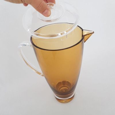 Jarra Em Acrílico Caramelo Ambar 2 Litros