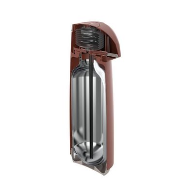 Garrafa Térmica Tramontina Exata Em Plástico Vermelho Com Ampola De Vidro 1,8 L