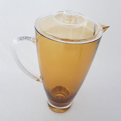 Jarra Em Acrílico Caramelo Ambar 2 Litros