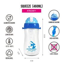 Garrafa Infantil 460ml Jacki Design - Pimpolhos Azul