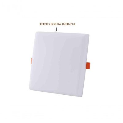 Painel Frameless 17W Quadrado 6.500K - Blumenau