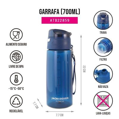 Garrafa 700ml Concept Mais Azul