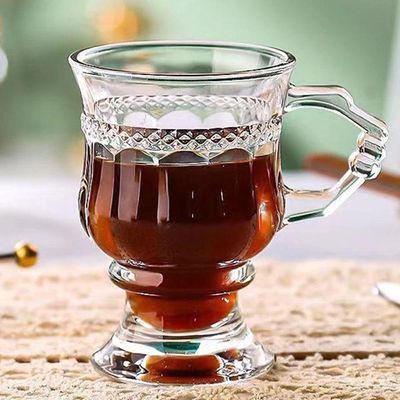 Jogo 8 Caneca De Café 117ml Hanover Vidro Cristalino Transparente Xícara Em Casa Tem