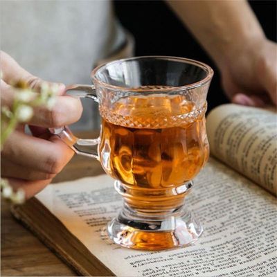 Jogo 8 Caneca De Café 117ml Hanover Vidro Cristalino Transparente Xícara Em Casa Tem