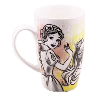 Caneca Princesas Porcelana 400ml Disney Original