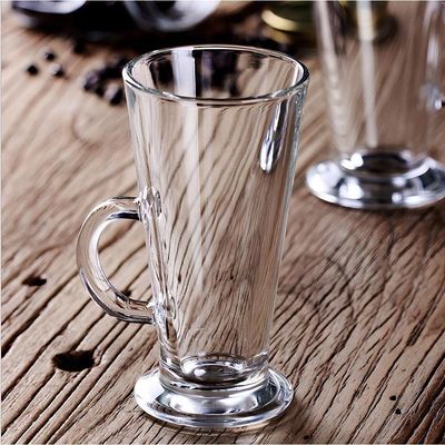 Kit 8 Taças Cappuccino De Vidro Importada Caneca 310ml Coffee