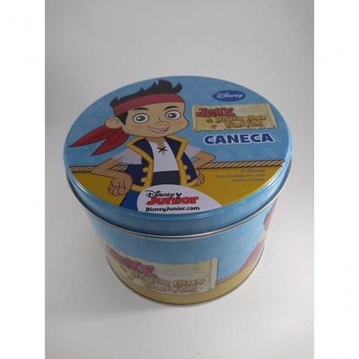 Caneca De Porcelana Na Lata Jake E Os Piratas 350 Ml Disney