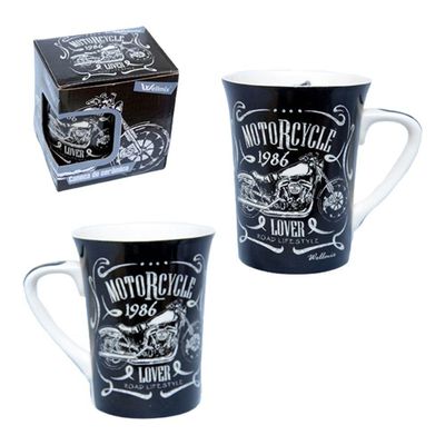 Caneca De Cerâmica Muddy Motorcycle Lover 320ml Wellmix