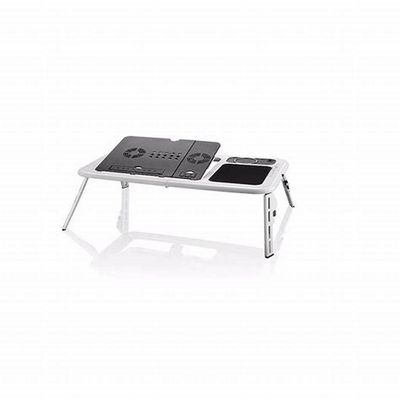 Mesa Notebook Com 2 Coolers Usb Dobrável Cama Sofa E-table Tmt