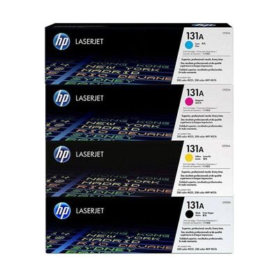 Kit 4x Cores Toner Hp 131a 276nw 251nw B+c+y+m