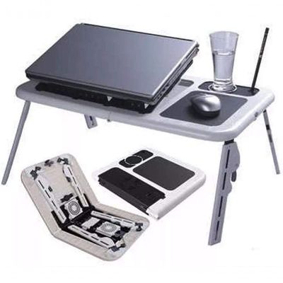 Mesa Portátil Para Notebook Dobrável Com Cooler Tmt
