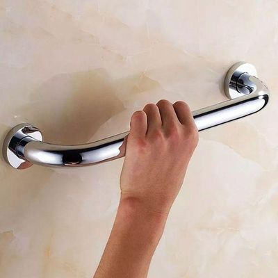 Kit 4 Alças Apoio Banheiro Deficiente Idoso Acessibilidade Cadeirante Inox