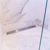 Ralo Invisivel Linear 30cm Inox Anti Odor Anti Insetos Tampa Aço Escovado Banheiro