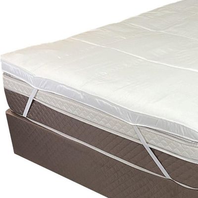 Pillow Top Solteiro Dupla Face 200 Fios 6cm 88x188cm Branco