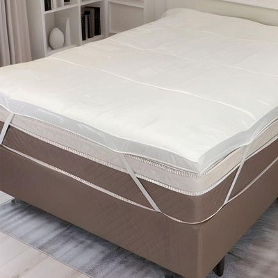 Pillow Top Solteiro Dupla Face 200 Fios 6cm 88x188cm Branco