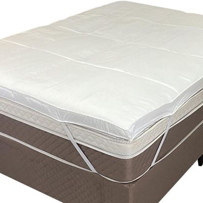 Pillow Top Solteiro Dupla Face 200 Fios 6cm 88x188cm Branco