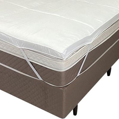 Pillow Top Solteiro Dupla Face 200 Fios 6cm 88x188cm Branco