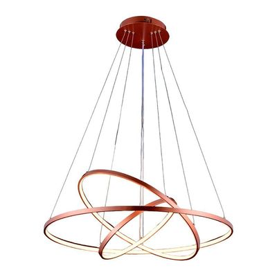 Lustre Pendente Sindora Dcd015080 Rosê Led Bivolt