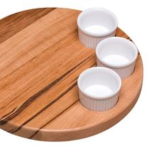 Kit Petisco 4 Peças Tramontina 10239592 Madeira Natural 10239592