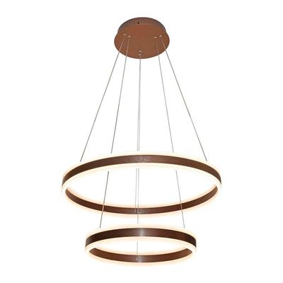 Lustre Pendente Sindora Dcd03001 Marrom Led Bivolt
