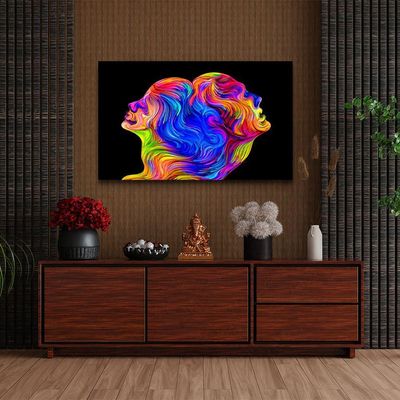 Quadro Decorativo Faces Color