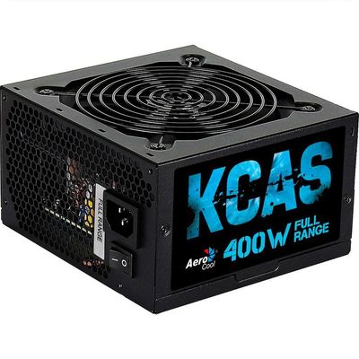 Fonte Gamer Aerocool Kcas 400w 80 Plus White Full Range Pfc Ativo