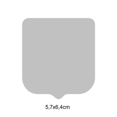 Adesivo Decorativo Em Relevo Fácil Aplicação Brasil Cor Branco