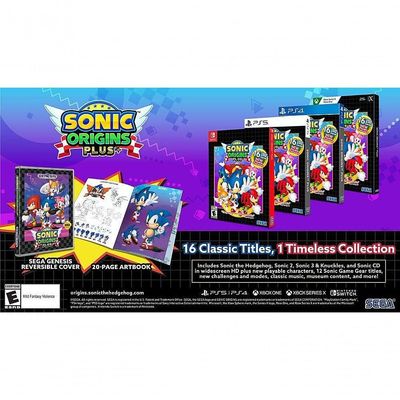 Jogo Sonic Origins Plus - Playstation 5