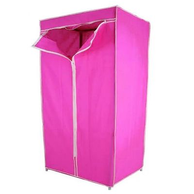 Guarda Roupa Cabideiro Multifuncional Dobravel Praia Rosa