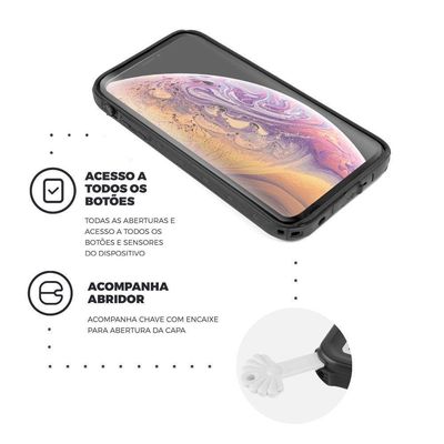 Capa Case Capinha À Prova D'Água Nautical Para Iphone X E Xs - Gshield