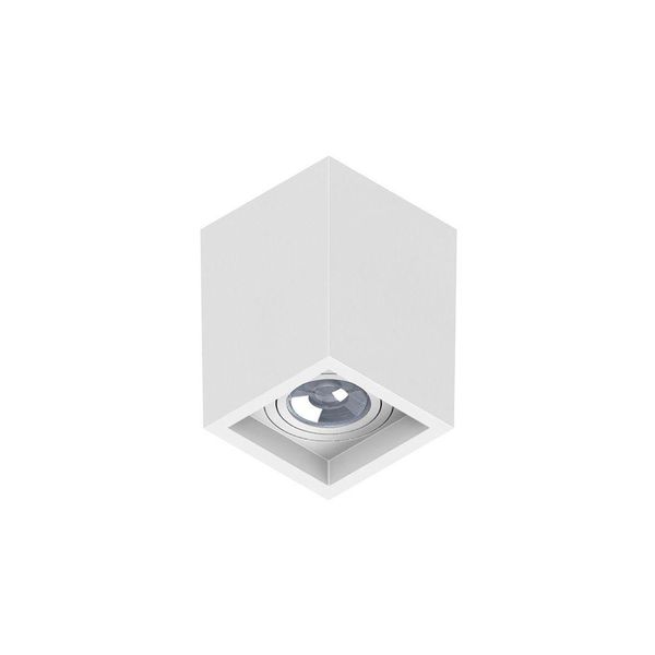 Spot De Sobrepor Boxit Recuado Quadrado Save Energy Mr16 Gu10 Bivolt Branco Se-385.2547