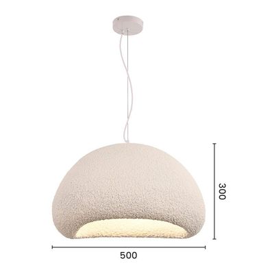 Lustre Pendente Sindora Dcd04087 50cm Branco E27 Bivolt