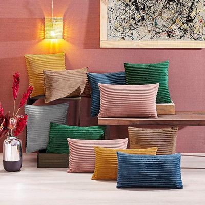 Almofadas Cheias Velvet Bariloche 45x45cm 04 Peças - Cinza