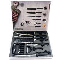 Conjunto De Facas Para Churrasco Lorben Inox Antiaderente 8 Peças
