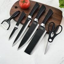 Conjunto De Facas Para Churrasco Lorben Inox Antiaderente 8 Peças