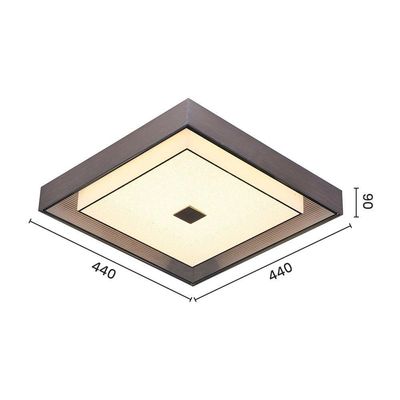 Plafon Sindora Dcx015067 Led Bivolt Marrom