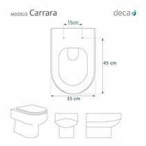 Assento Sanitário Carrara Marrom Fosco