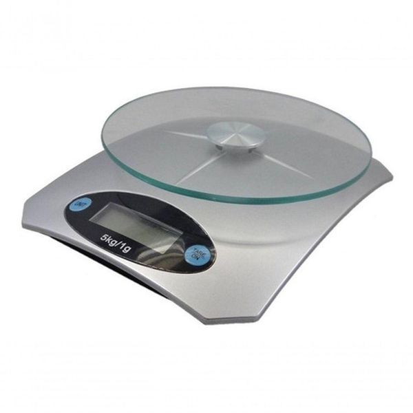 Balança De Cozinha Digital Precisao Prata 5 Kg Kl