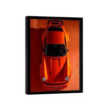 Quadro Porsche 911 Laranja Br Artes