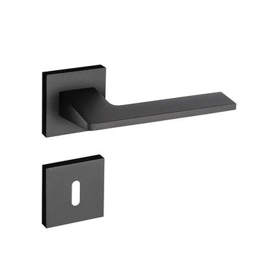 Fechadura Sara Preta Roseta Quadrada 55mm Pado Interna