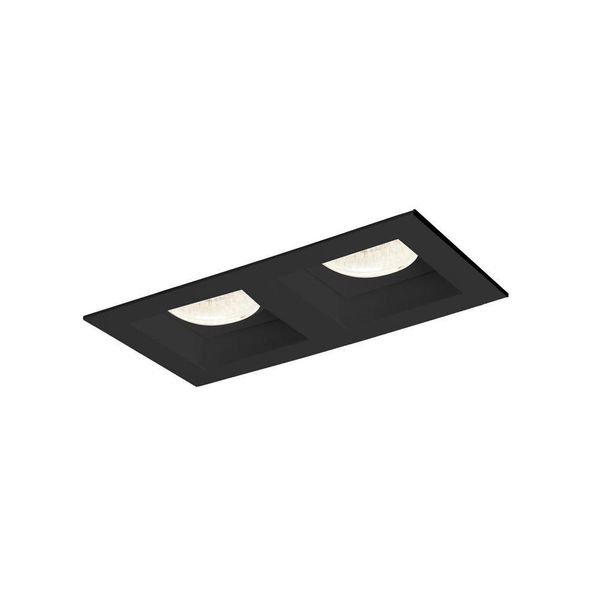 Spot De Embutir Newline Flat Para 2 Lâmpadas Ar70 Gu10 Bivolt Preto