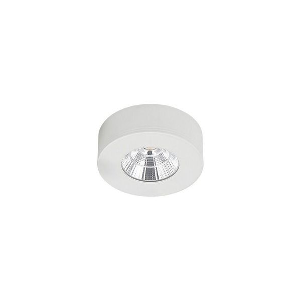 Spot De Sobrepor Nordecor Asis Redondo Led 5w Bivolt Branco 3000k Luz Amarela