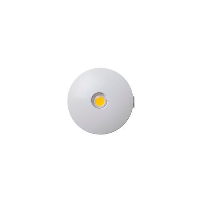 Spot De Embutir Nordecor Zora Mini Led 1w Bivolt Branco 3000k Luz Amarela